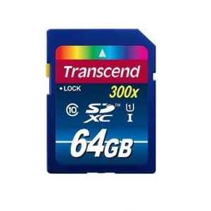 MEMORY SDXC 64GB UHS-I 300X/CLASS10 TS64GSDU1 TRANSCEND