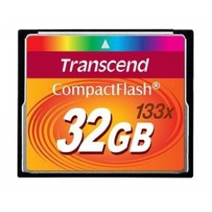 MEMORY COMPACT FLASH 32GB/133X TS32GCF133 TRANSCEND