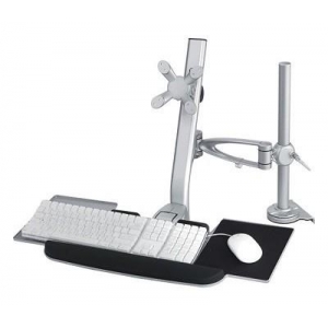 TV SET ACC DESK MOUNT SILVER/10-24" FPMA-D1020KEYB NEWSTAR