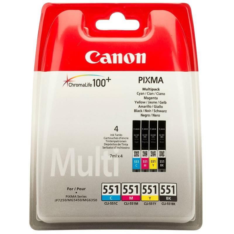 INK CARTRIDGE MULTIPACK CMYK/CLI-551 6509B009 CANON