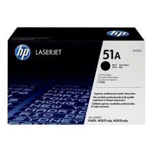 TONER BLACK 51A 6.5K /LJP3005/Q7551A HP