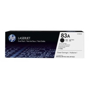 TONER BLACK 83A /M127 1.5K/DUAL PACK CF283AD HP