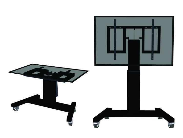 TV SET ACC FLOOR STAND 42-100"/PLASMA-M2500TBLACK NEWSTAR