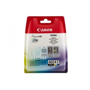 INK CARTRIDGES BLACK+COLOR/PG-40/CL-41 0615B043 CANON