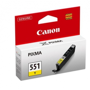 INK CARTRIDGE YELLOW CLI-551/6511B001 CANON