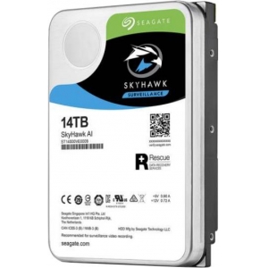 HDD|SEAGATE|SkyHawk|14TB|SATA 3.0|256 MB|7200 rpm|3,5"|ST14000VE0008