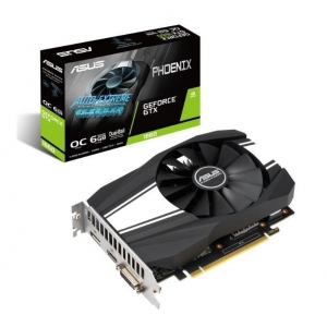 Graphics Card | ASUS | NVIDIA GeForce GTX 1660 | 6 GB | 192 bit | PCIE 3.0 16x | GDDR5 | Memory 8002 MHz | GPU 1530 MHz | Dual Slot Fansink | 1xDVI | 1xHDMI | 1xDisplayPort | PH-GTX1660-O6G