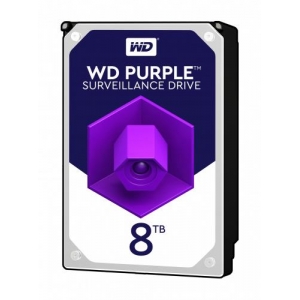 HDD | WESTERN DIGITAL | Purple | 8TB | SATA 3.0 | 256 MB | 5400 rpm | 3,5" | WD82PURZ