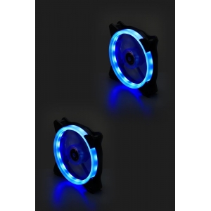 CASE FAN 120MM BULK/SINGLE LINE BLUE LED FAN GTT