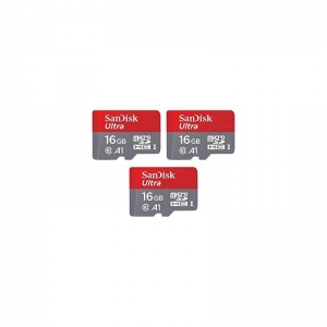 MEMORY MICRO SDHC 16GB 3PACK/SDSQUAR-016G-GN6MM SANDISK