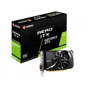 Graphics Card|MSI|NVIDIA GeForce GTX 1650|4 GB|128 bit|PCIE 3.0 16x|GDDR6|Dual Slot Fansink|1xDVI|1xHDMI|1xDisplayPort|GTX1650D6AEROITXOC