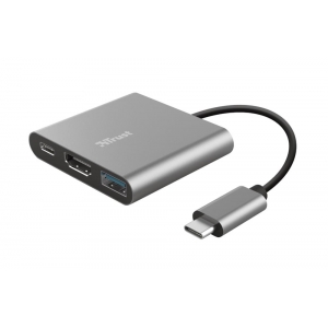 ADAPTER USB-C DALYX 3-IN-1/23772 TRUST