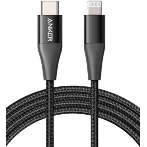 CABLE LIGHTNING TO USB-C 1.8M/BLACK A8653H11 ANKER