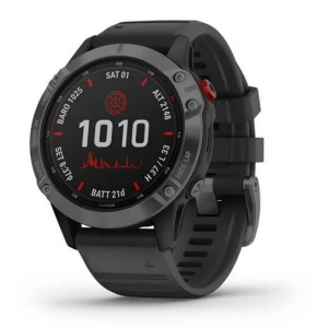 SMARTWATCH FENIX 6 PRO SOLAR/GRAY/BLACK 010-02410-15 GARMIN