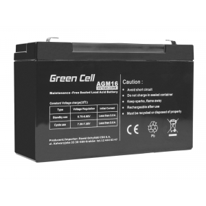 Green Cell AGM Battery 6V 10Ah