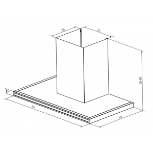 Cooker hood PKM T1-60A++IXEZ