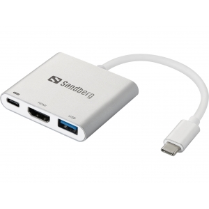 Sandberg 136-00 USB-C Mini Dock HDMI+USB