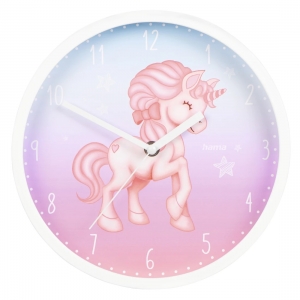 Hama 00186426 Child wall clock Magical Unicorn