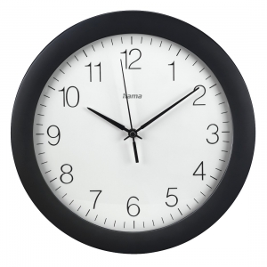 Hama 00186336 PG-300 Wall Clock Black